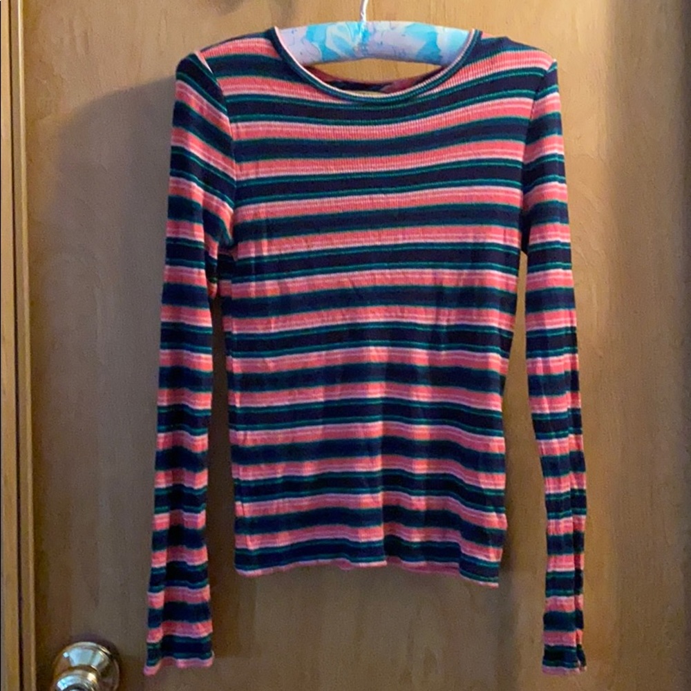 Long Sleeve Striped Prince & Fox Tee